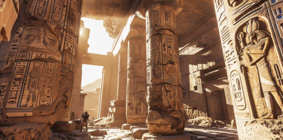 egyptian-wall-with-hieroglyphs